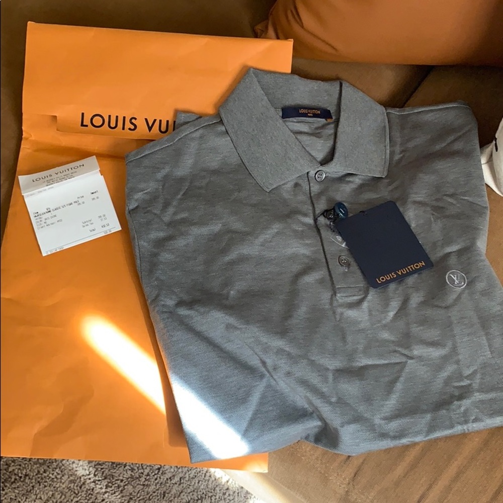 Louis Vuitton Men Classic Pique Polo Brand New